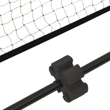 vidaXL Δίχτυ Τένις Μαύρο & Κόκκινο 400x100x87 εκ. από Πολυεστέρα