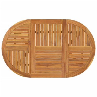 vidaXL Τραπέζι Κήπου 150x90x75cm από Μασίφ Ξύλο Ακακίας 1 τεμ.
