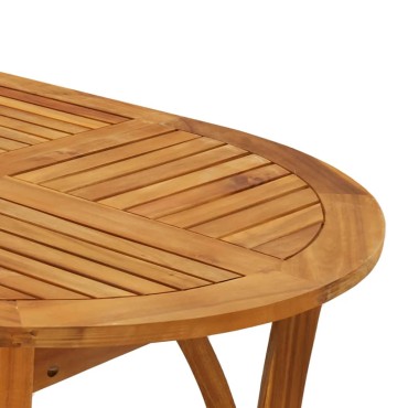 vidaXL Τραπέζι Κήπου 150x90x75cm από Μασίφ Ξύλο Ακακίας 1 τεμ.