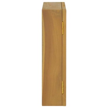 vidaXL Ντουλάπι Καθρέφτη 60x10x40cm από Μασίφ Ξύλο Teak 1 τεμ.