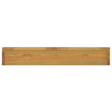 vidaXL Ντουλάπι Καθρέφτη 60x10x40cm από Μασίφ Ξύλο Teak 1 τεμ.