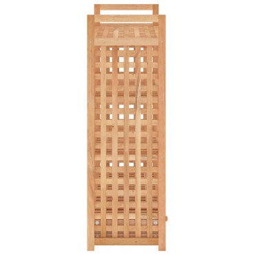 vidaXL Παπουτσοθήκη με Συρτάρι 70x27x81cm Μασίφ Ξύλο Καρυδιάς
