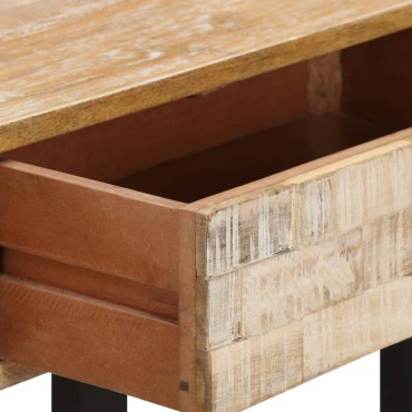 vidaXL Τραπέζι Κονσόλα 100x30x75cm από Μασίφ Ξύλο Μάνγκο 1 τεμ.