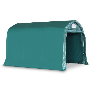 vidaXL Κιόσκι Γκαράζ Πράσινο 2,4 x 3,6 μ. από PVC