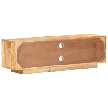 vidaXL Έπιπλο Τηλεόρασης 116x30x35cm από Μασίφ Ξύλο Μάνγκο