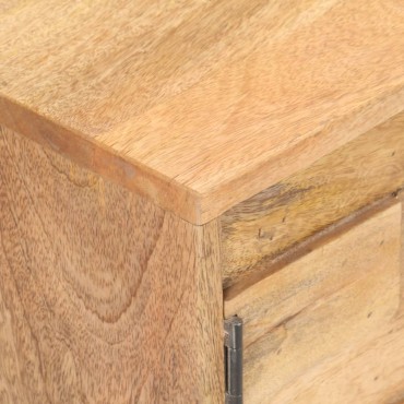vidaXL Έπιπλο Τηλεόρασης 116x30x35cm από Μασίφ Ξύλο Μάνγκο