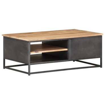 vidaXL Τραπεζάκι Σαλονιού 90x50x35cm από Μασίφ Ξύλο Ακακίας 1 τεμ.