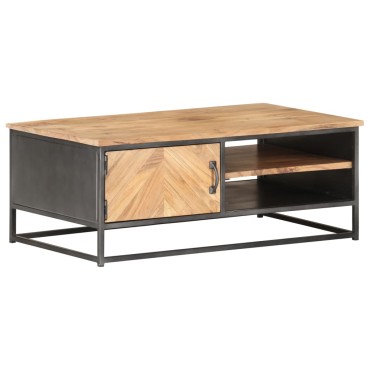vidaXL Τραπεζάκι Σαλονιού 90x50x35cm από Μασίφ Ξύλο Ακακίας 1 τεμ.