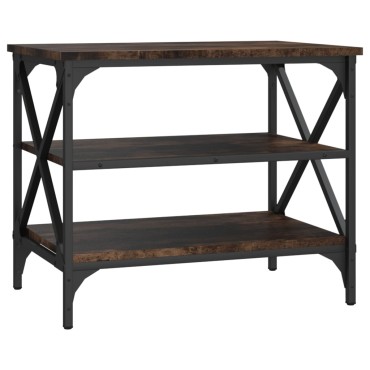 vidaXL Έπιπλο Τηλεόρασης Καπνιστή Δρυς 60x40x50cm Επεξ. Ξύλο 1 τεμ.