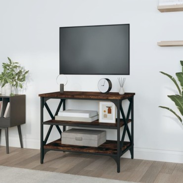 vidaXL Έπιπλο Τηλεόρασης Καπνιστή Δρυς 60x40x50cm Επεξ. Ξύλο 1 τεμ.