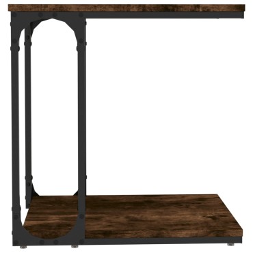 vidaXL Βοηθητικό Τραπέζι Καπνιστή Δρυς 50x35x52cm Επεξεργασμένο Ξύλο 1 τεμ.