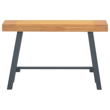 vidaXL Παγκάκι από Μασίφ Ξύλο Teak 80x30x50cm 1 τεμ.
