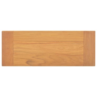vidaXL Παγκάκι από Μασίφ Ξύλο Teak 80x30x50cm 1 τεμ.