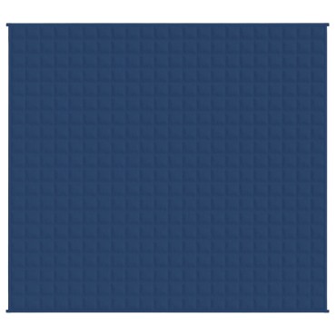 vidaXL Κουβέρτα Βαρύτητας Μπλε 220 x 240 εκ. 11 κ. Υφασμάτινη