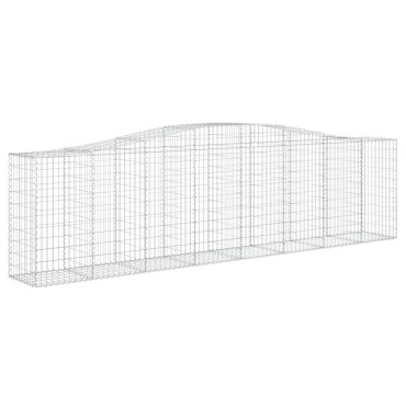 vidaXL Συρματοκιβώτια Τοξωτά 25 τεμ. 400x50x100/120 εκ. Γαλβαν. Ατσάλι