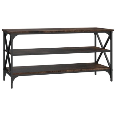 vidaXL Έπιπλο Τηλεόρασης Καπνιστή Δρυς 100x40x50cm Επεξ. Ξύλο 1 τεμ.
