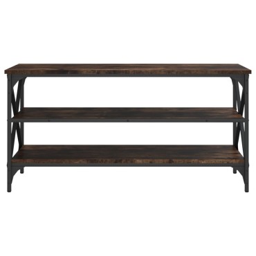 vidaXL Έπιπλο Τηλεόρασης Καπνιστή Δρυς 100x40x50cm Επεξ. Ξύλο 1 τεμ.