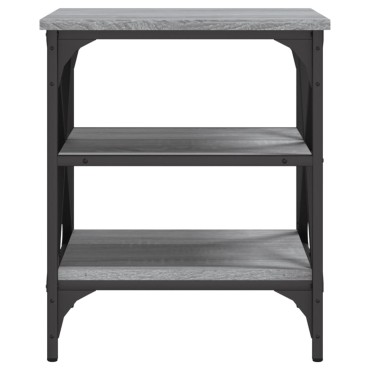 vidaXL Βοηθητικό Τραπέζι Γκρι Sonoma 40x42x50cm Επεξεργασμένο Ξύλο 1 τεμ.
