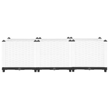 vidaXL Ζαρντινιέρα 120 x 40 x 38 εκ. από Πολυπροπυλένιο