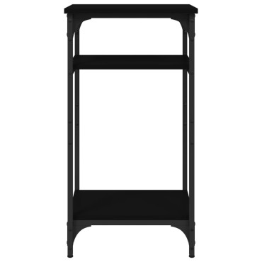 vidaXL Βοηθητικό Τραπέζι Μαύρο 40x30x75cm από Επεξεργασμένο Ξύλο 1 τεμ.