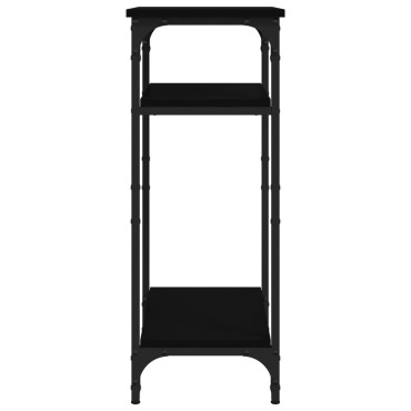 vidaXL Βοηθητικό Τραπέζι Μαύρο 40x30x75cm από Επεξεργασμένο Ξύλο 1 τεμ.