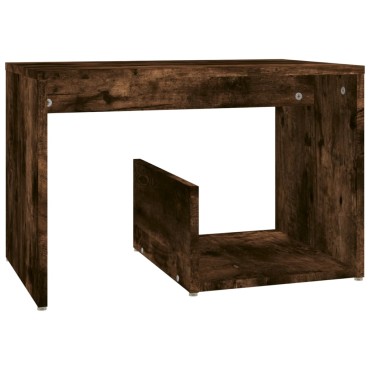 vidaXL Βοηθητικό Τραπέζι Καπνιστή Δρυς 59x36x38cm Επεξεργασμένο Ξύλο 1 τεμ.