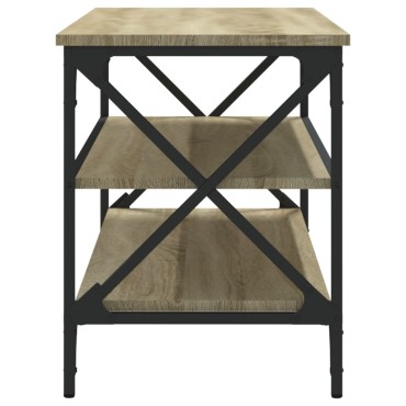 vidaXL Έπιπλο Τηλεόρασης Sonoma Δρυς 100x40x50cm Επεξ. Ξύλο 1 τεμ.
