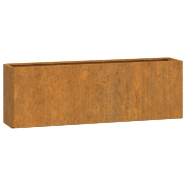 vidaXL Γλάστρες Τοίχου 2τεμ Σκουρ. 53x10x17εκ. Ατσάλι Σκληρ. στον Αέρα