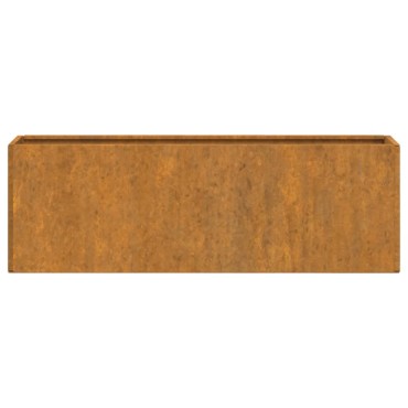 vidaXL Γλάστρες Τοίχου 2τεμ Σκουρ. 53x10x17εκ. Ατσάλι Σκληρ. στον Αέρα