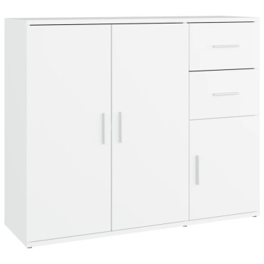 vidaXL Ντουλάπι Λευκό 91x29,5x75cm από Επεξεργασμένο Ξύλο 1 τεμ.