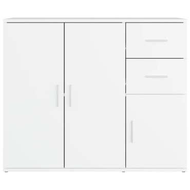 vidaXL Ντουλάπι Λευκό 91x29,5x75cm από Επεξεργασμένο Ξύλο 1 τεμ.