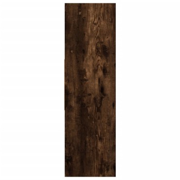 vidaXL Βιβλιοθήκη Καπνιστή Δρυς 97,5x29,5x100cm Επεξεργασμένο Ξύλο 1 τεμ.