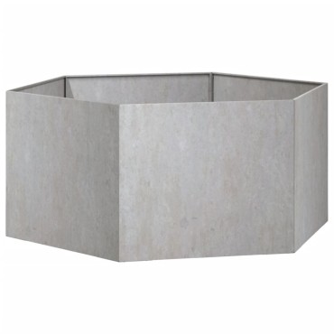 vidaXL Ζαρντινιέρα Σκουρ. 90 x 90 x 45 εκ. Ατσάλι Σκληρυθέν στον Αέρα