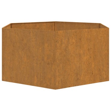 vidaXL Ζαρντινιέρα Σκουρ. 90 x 90 x 45 εκ. Ατσάλι Σκληρυθέν στον Αέρα