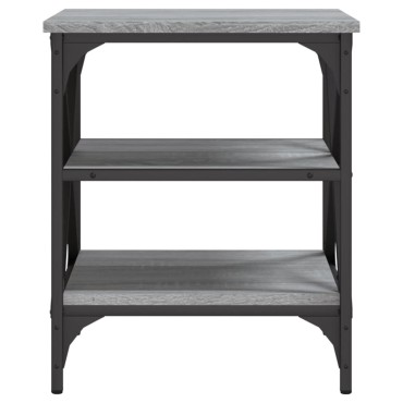 vidaXL Βοηθητικά Τραπέζια 2 τεμ. Γκρι Sonoma 40x42x50cm Επεξ. Ξύλο