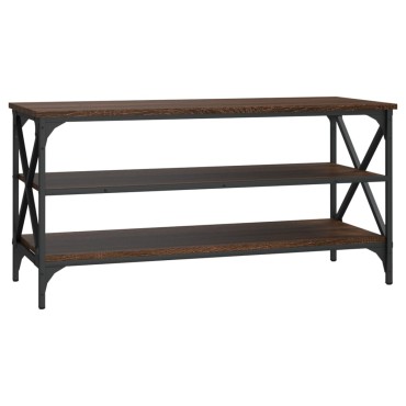 vidaXL Έπιπλο Τηλεόρασης Καφέ Δρυς 100x40x50cm Επεξεργασμένο Ξύλο 1 τεμ.