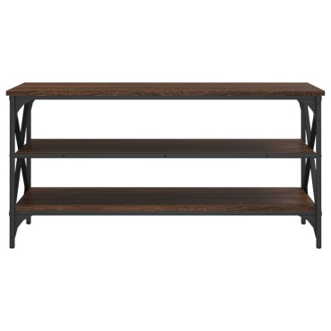 vidaXL Έπιπλο Τηλεόρασης Καφέ Δρυς 100x40x50cm Επεξεργασμένο Ξύλο 1 τεμ.