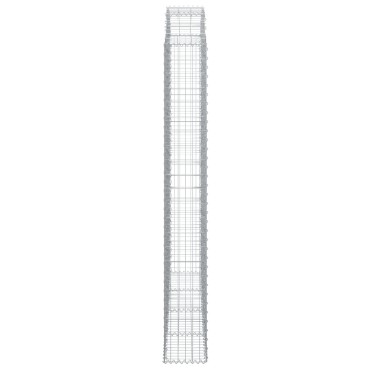vidaXL Συρματοκιβώτιο Τοξωτό 200x30x220/240εκ. από Γαλβανισμένο Χάλυβα