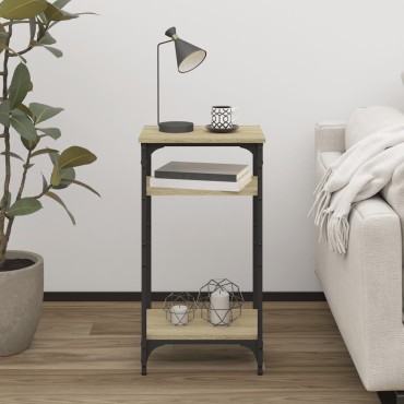 vidaXL Βοηθητικό Τραπέζι Sonoma Δρυς 40x30x75cm Επεξεργασμένο Ξύλο 1 τεμ.