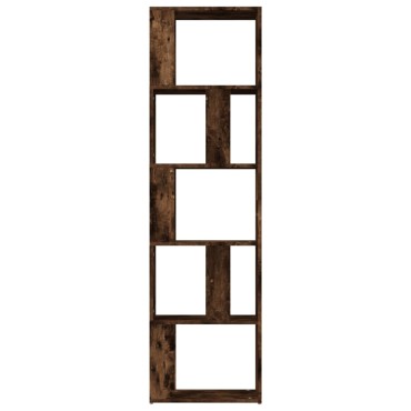 vidaXL Βιβλιοθήκη Καπνιστή Δρυς 45x24x160cm Επεξεργασμένο Ξύλο 1 τεμ.
