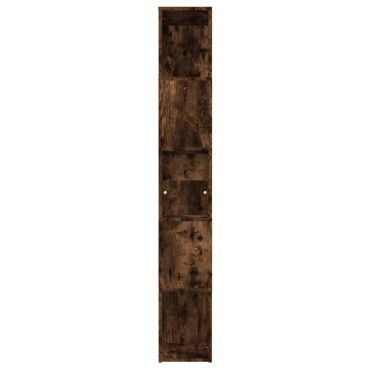 vidaXL Βιβλιοθήκη Καπνιστή Δρυς 45x24x160cm Επεξεργασμένο Ξύλο 1 τεμ.