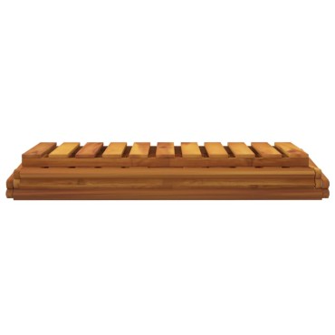 vidaXL Ραφιέρα με 3 Επίπεδα Καφέ 70x31x63cm από Μασίφ Ξύλο Ακακίας 1 τεμ.