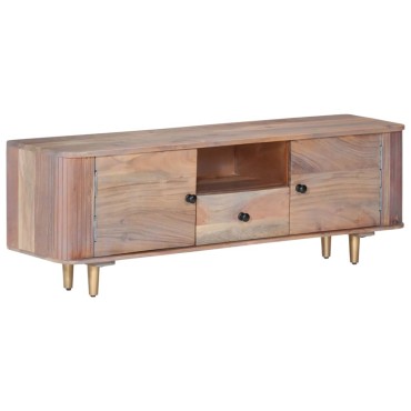 vidaXL Έπιπλο Τηλεόρασης 118x30x40cm από Μασίφ Ξύλο Ακακίας