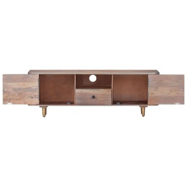 vidaXL Έπιπλο Τηλεόρασης 118x30x40cm από Μασίφ Ξύλο Ακακίας