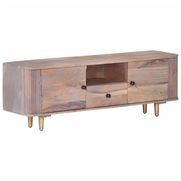 vidaXL Έπιπλο Τηλεόρασης 118x30x40cm από Μασίφ Ξύλο Ακακίας
