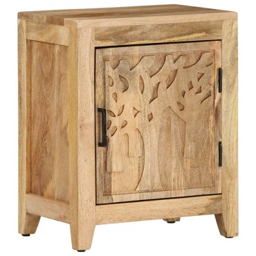 vidaXL Κομοδίνο 40x30x50cm από Μασίφ Ξύλο Μάνγκο 1 τεμ.