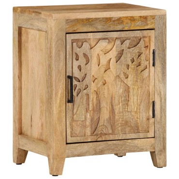 vidaXL Κομοδίνο 40x30x50cm από Μασίφ Ξύλο Μάνγκο 1 τεμ.