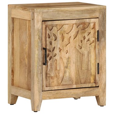 vidaXL Κομοδίνο 40x30x50cm από Μασίφ Ξύλο Μάνγκο 1 τεμ.