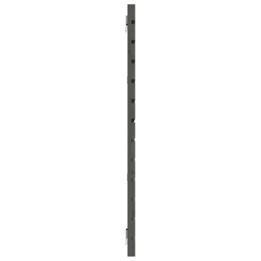 vidaXL Κεφαλάρι Τοίχου Γκρι 166x3x91,5cm από Μασίφ Ξύλο Πεύκου 1 τεμ.