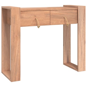 vidaXL Τραπέζι Κονσόλα 90x35x75cm από Μασίφ Ξύλο Teak 1 τεμ.